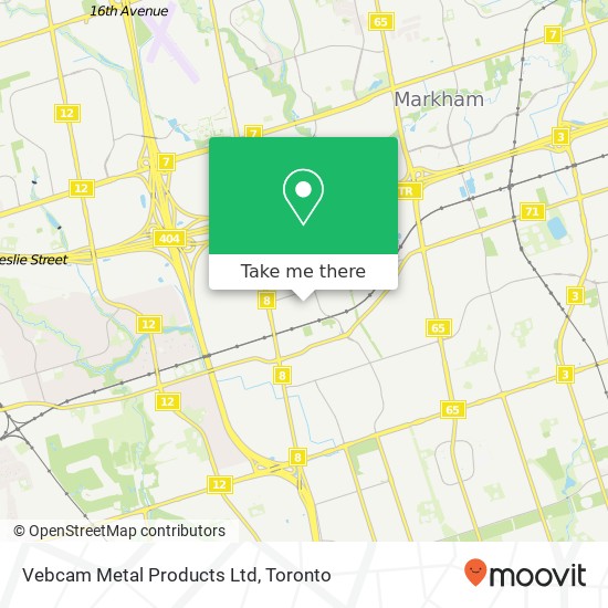 Vebcam Metal Products Ltd map