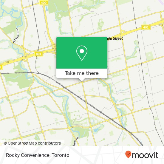 Rocky Convenience map