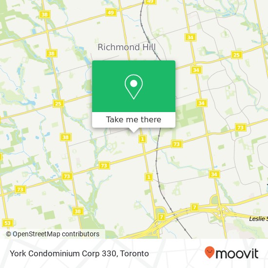 York Condominium Corp 330 map