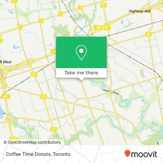 Coffee Time Donuts map