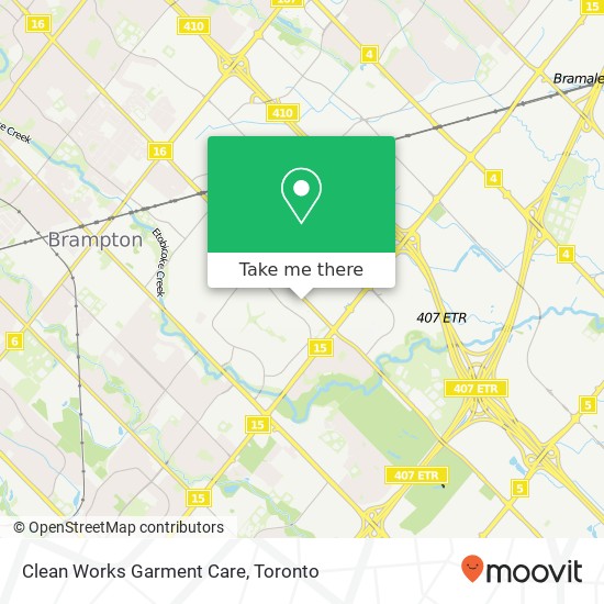 Clean Works Garment Care map
