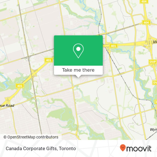 Canada Corporate Gifts map