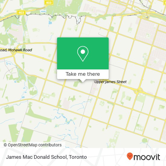 James Mac Donald School map