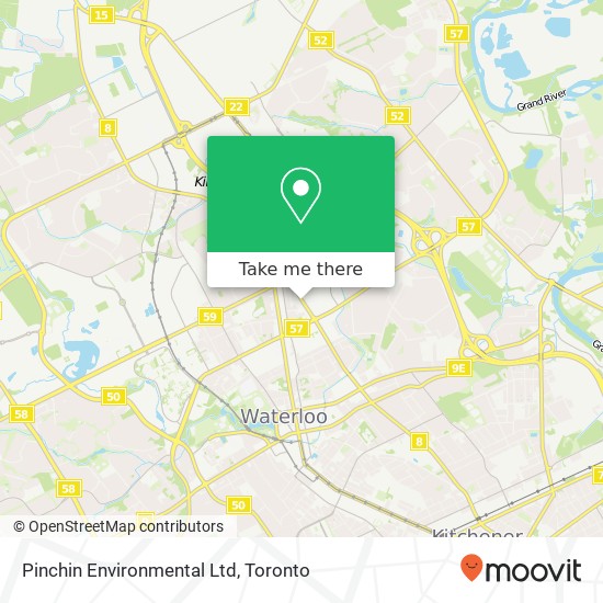 Pinchin Environmental Ltd map