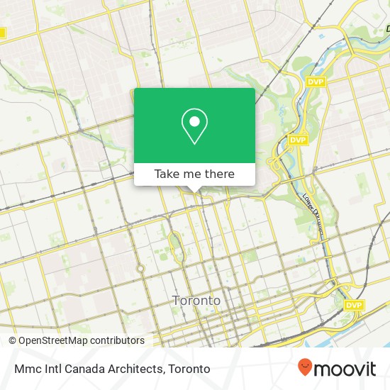 Mmc Intl Canada Architects map