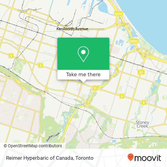 Reimer Hyperbaric of Canada map
