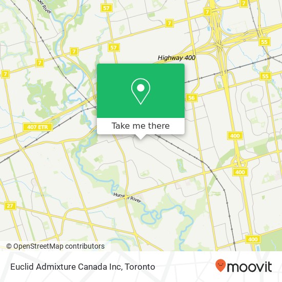 Euclid Admixture Canada Inc map