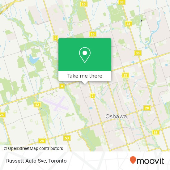 Russett Auto Svc map