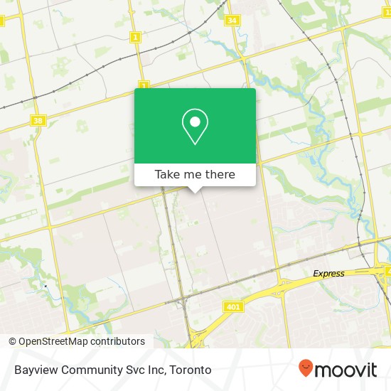 Bayview Community Svc Inc map