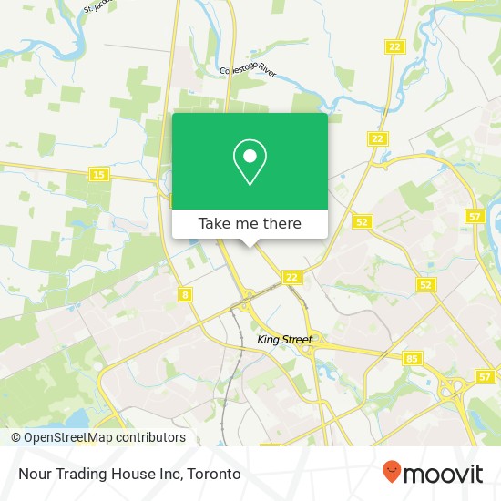 Nour Trading House Inc map