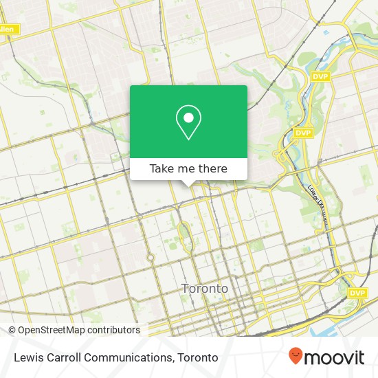 Lewis Carroll Communications map