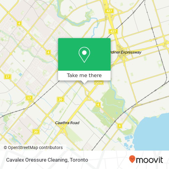 Cavalex Oressure Cleaning map