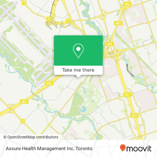 Assure Health Management Inc map