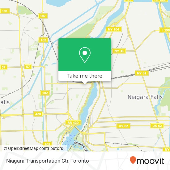 Niagara Transportation Ctr map