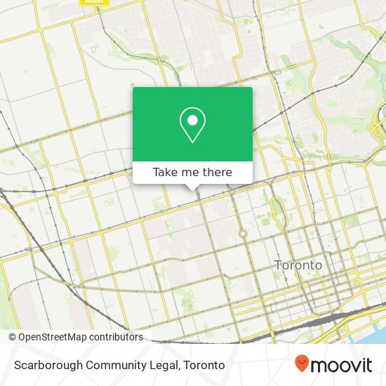 Scarborough Community Legal map