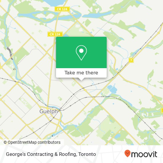 George's Contracting & Roofing map