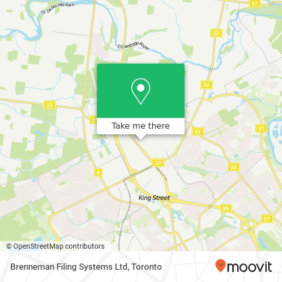 Brenneman Filing Systems Ltd map