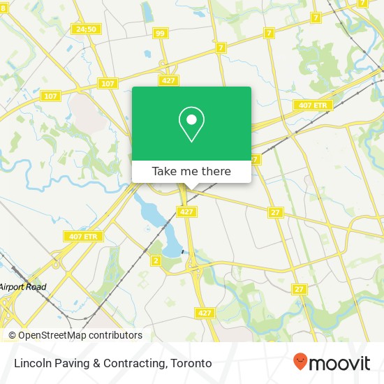 Lincoln Paving & Contracting map