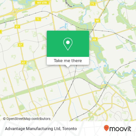 Advantage Manufacturing Ltd map