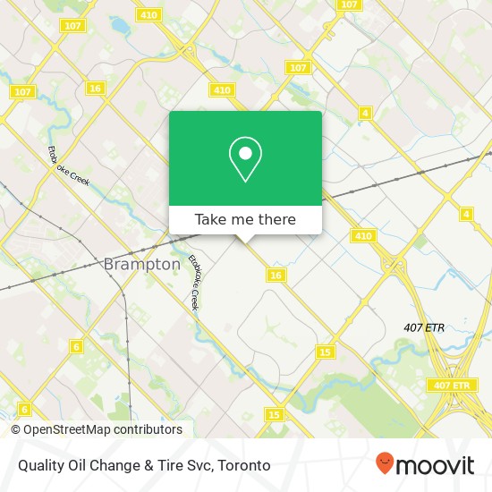 Quality Oil Change & Tire Svc map