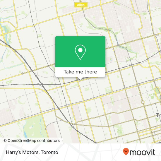 Harry's Motors map