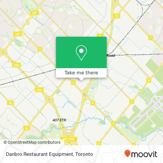 Danbro Restaurant Equipment map