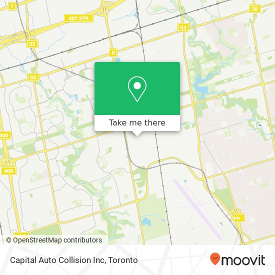 Capital Auto Collision Inc map