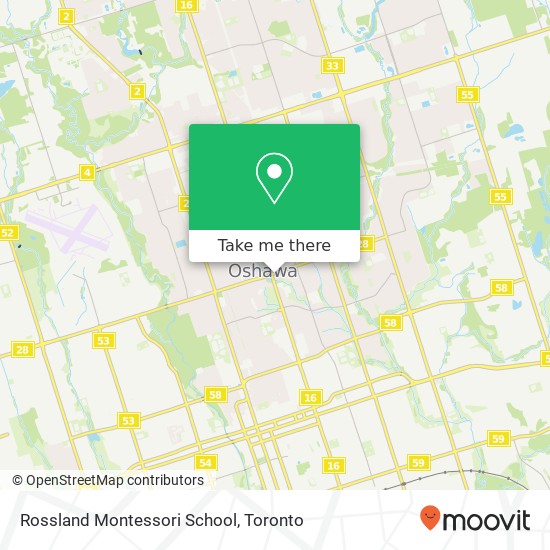 Rossland Montessori School map