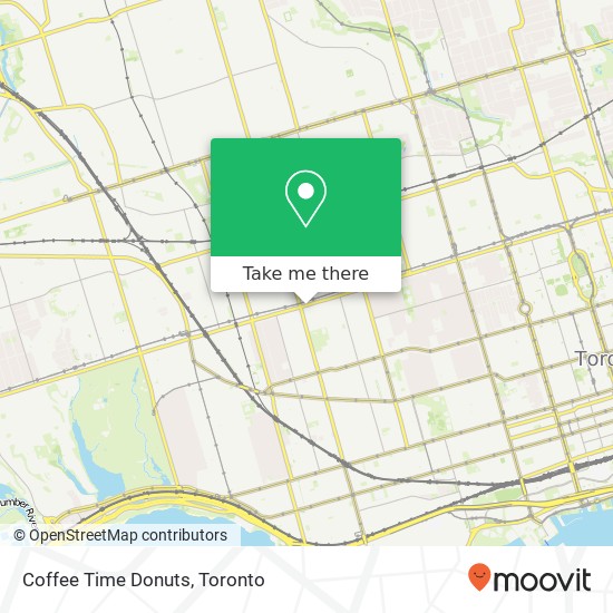 Coffee Time Donuts map