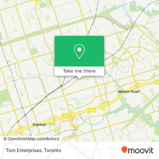Tom Enterprises map