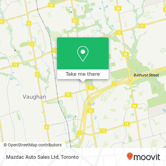 Mazdac Auto Sales Ltd map