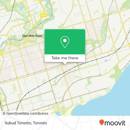 Subud Toronto map