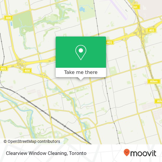 Clearview Window Cleaning map