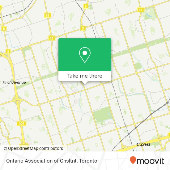 Ontario Association of Cnsltnt map