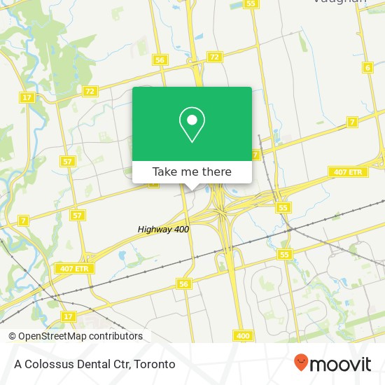 A Colossus Dental Ctr map