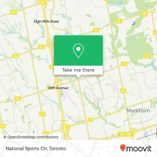 National Sports Ctr map