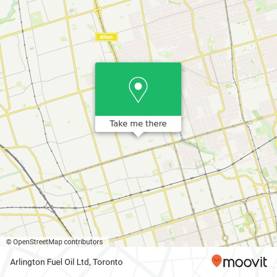 Arlington Fuel Oil Ltd map