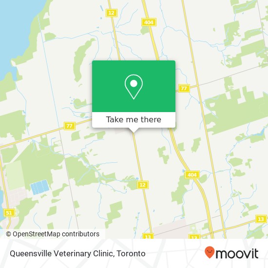 Queensville Veterinary Clinic map
