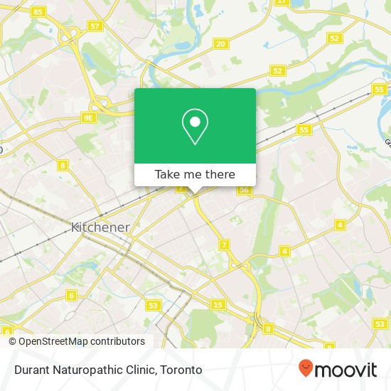 Durant Naturopathic Clinic map