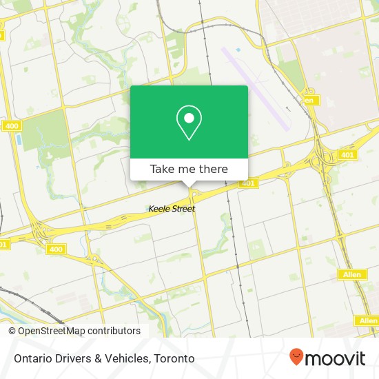 Ontario Drivers & Vehicles map