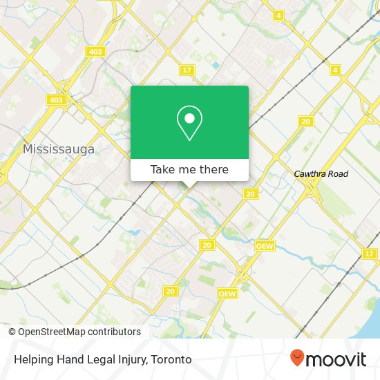 Helping Hand Legal Injury map