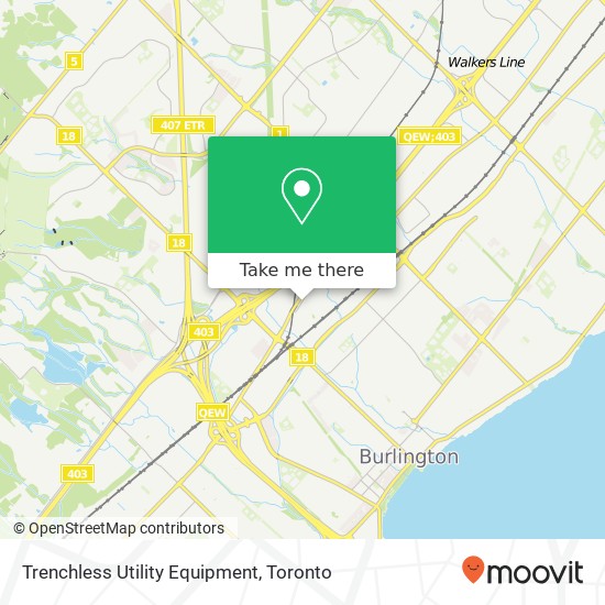 Trenchless Utility Equipment map