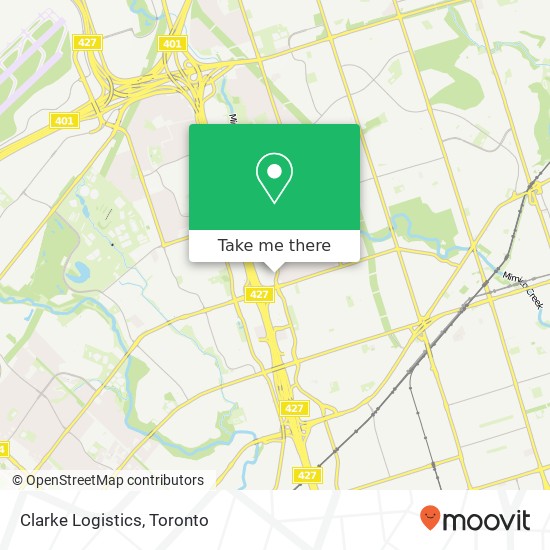 Clarke Logistics map