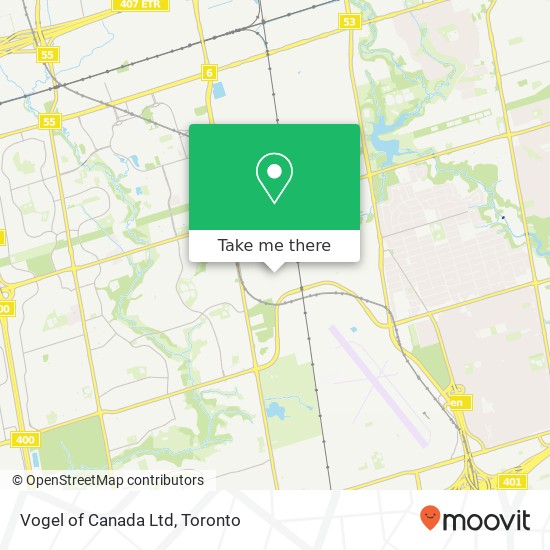 Vogel of Canada Ltd map