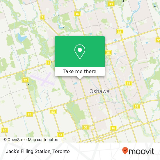 Jack's Filling Station map