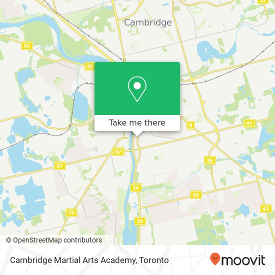 Cambridge Martial Arts Academy map