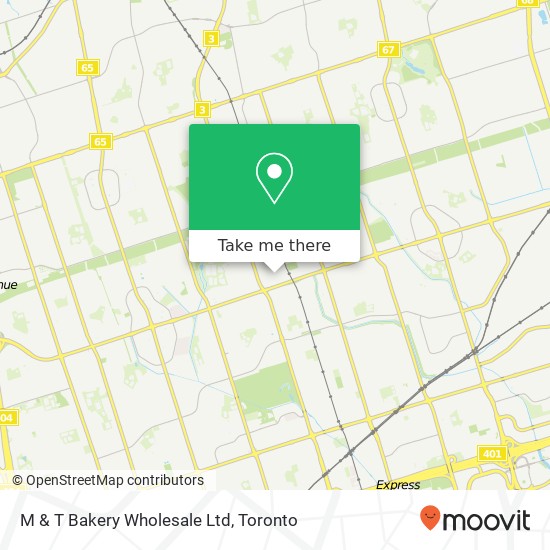 M & T Bakery Wholesale Ltd map