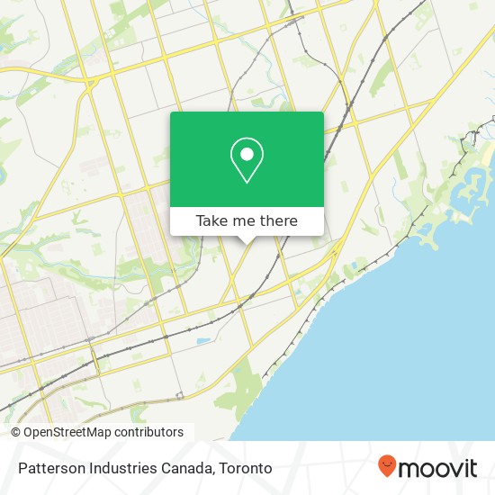 Patterson Industries Canada map