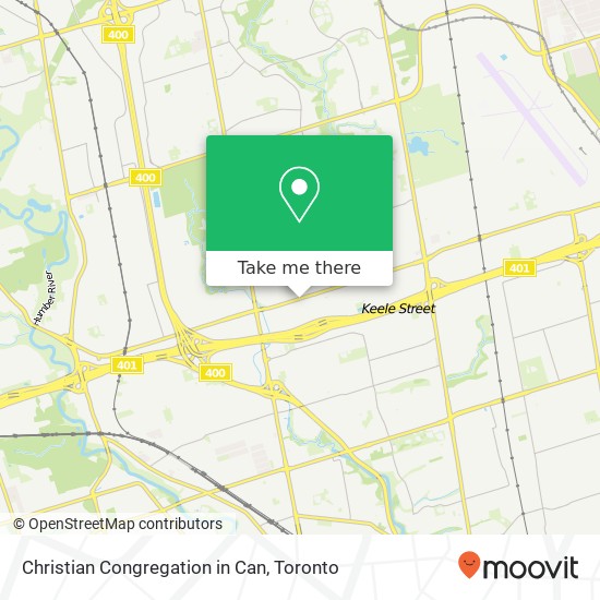 Christian Congregation in Can map