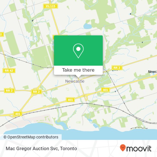 Mac Gregor Auction Svc map